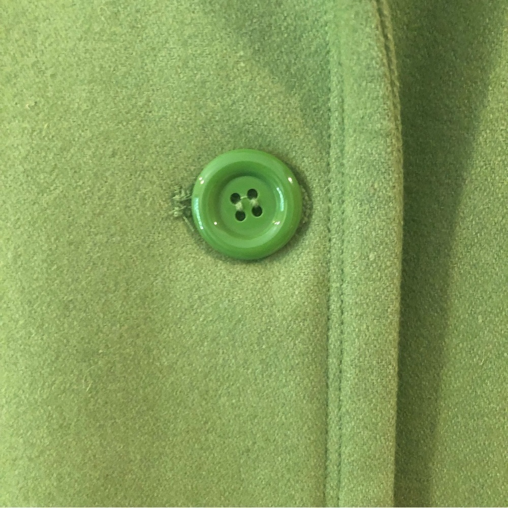 Vintage/ Merona Green Wool Blend/ Jacket/ S - Picture 4 of 8